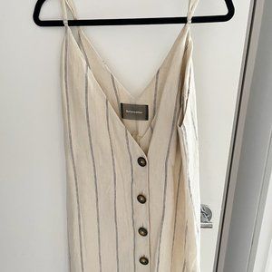 NWOT Reformation 100% Linen Cayman Dress, Size L